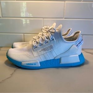Adidas NMD white/blue 9.5